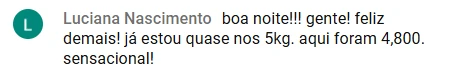 Depoimento de aluna
